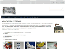 Tablet Screenshot of manufaktura-styropianu.pl